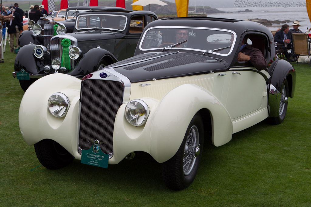 Delage D8 120 Vanvooren Coupe - Chassis: 51618 - Entrant: John W. Rich Jr. - 2013 Pebble Beach Concours d'Elegance