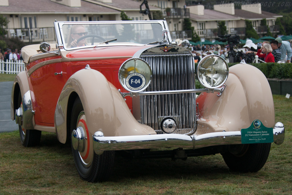 Hispano Suiza J12 Vanvooren Cabriolet  - Entrant: Robert M. Lee - 2013 Pebble Beach Concours d'Elegance