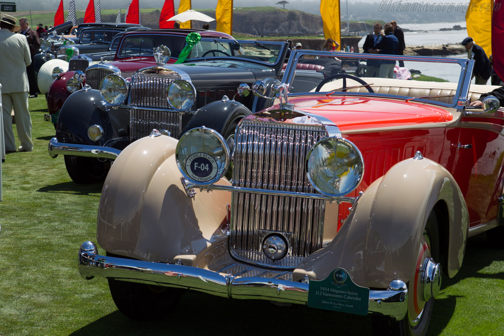 Hispano Suiza J12 Vanvooren Cabriolet  - Entrant: Robert M. Lee - 2013 Pebble Beach Concours d'Elegance