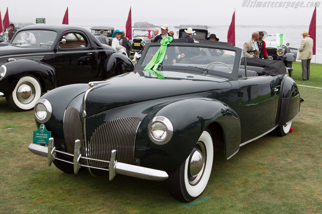 Lincoln Zephyr Continental Cabriolet  - Entrant: Ross & Beth Myers - 2013 Pebble Beach Concours d'Elegance