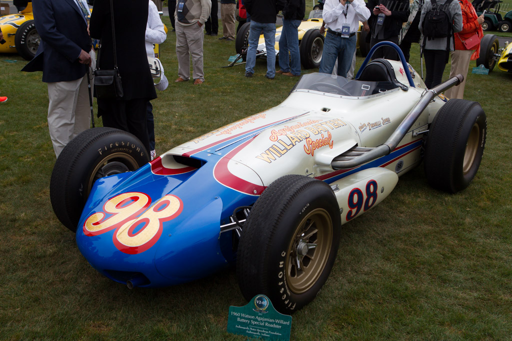 Watson Agajanan-Willard Battery Special  - Entrant: Indianapolis Motor Speedway - 2013 Pebble Beach Concours d'Elegance