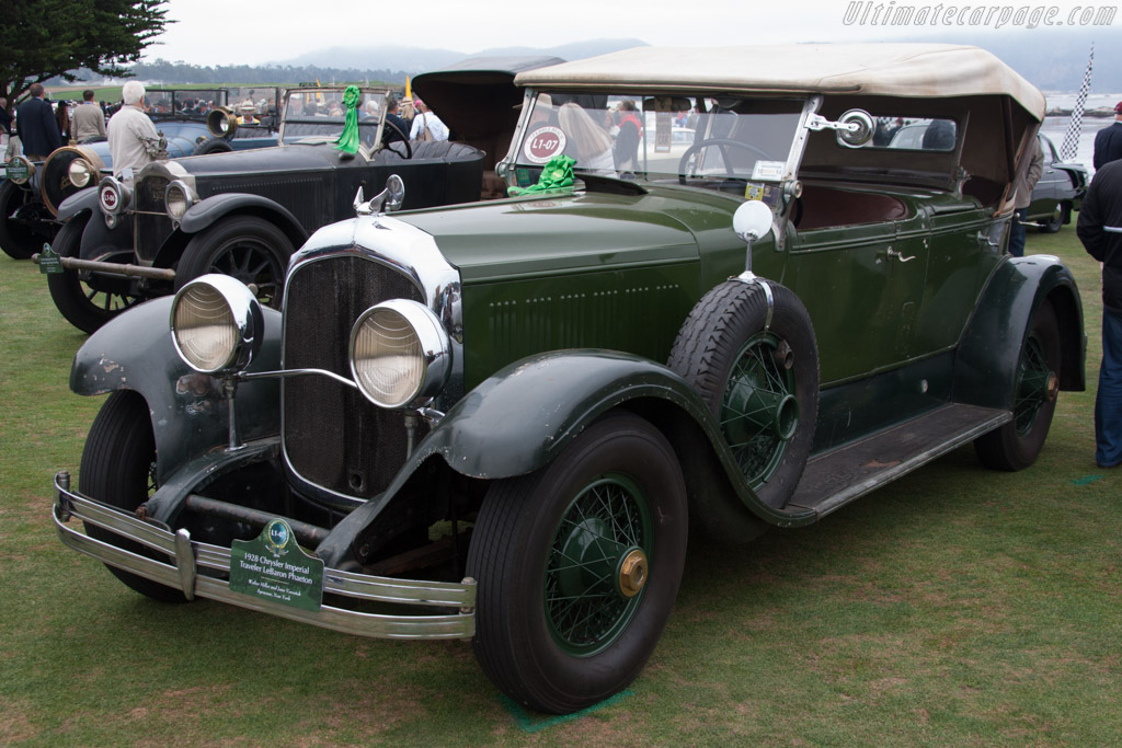Chrysler Imperial Traveler LeBaron Phaeton  - Entrant: Walter Miller & Jane Verostek - 2014 Pebble Beach Concours d'Elegance
