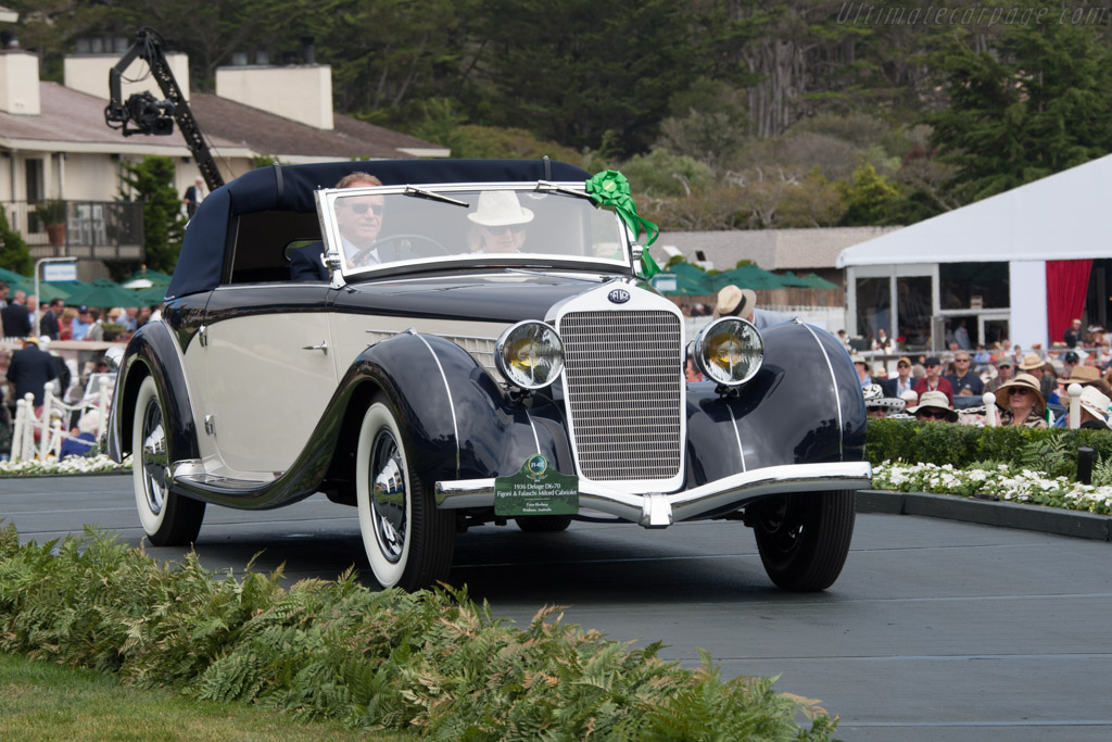 Delage D6-70 Figoni & Falaschi Milord Cabriolet - Chassis: 50607 - Entrant: Peter Harburg - 2014 Pebble Beach Concours d'Elegance