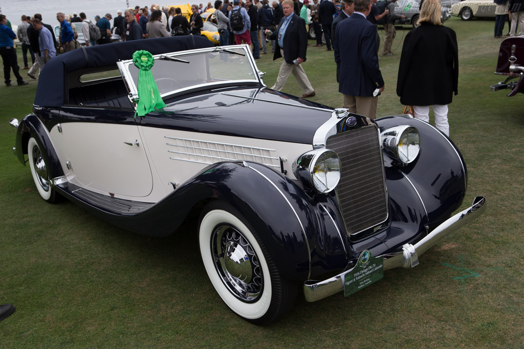 Delage D6-70 Figoni & Falaschi Milord Cabriolet - Chassis: 50607 - Entrant: Peter Harburg - 2014 Pebble Beach Concours d'Elegance