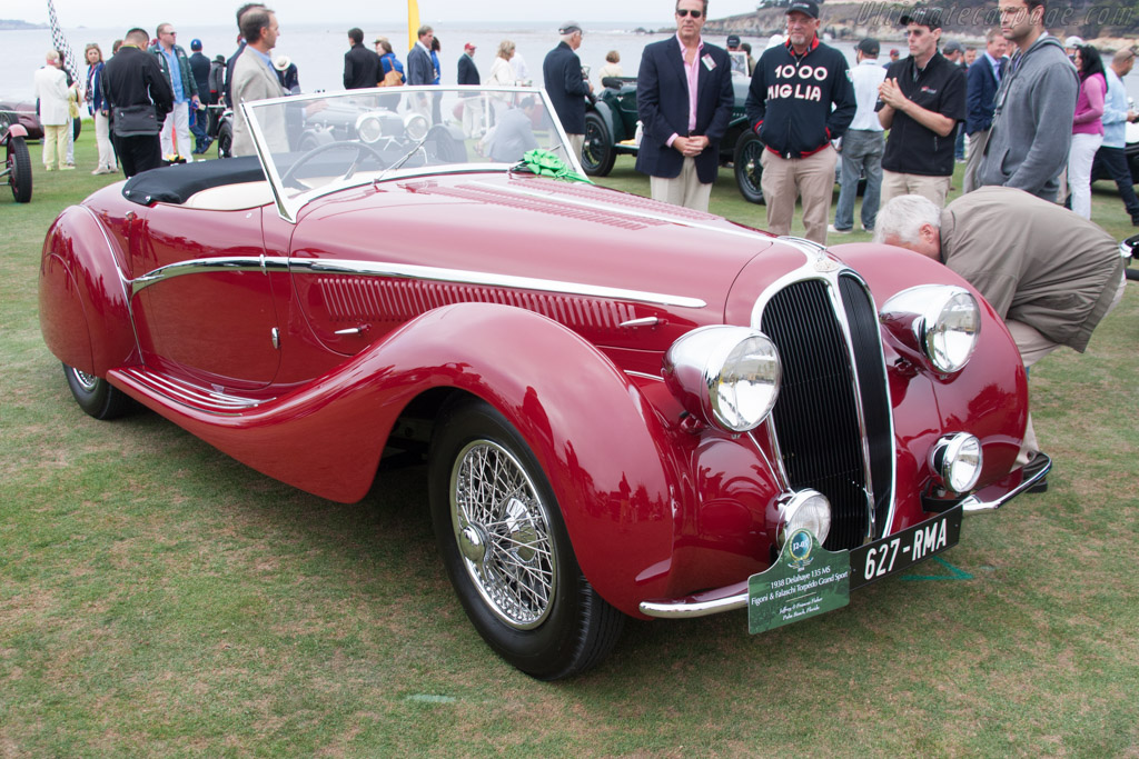 Delahaye 135 MS Figoni & Falaschi Torpedo Grand Sport  - Entrant: Jeffrey & Frances Fischer - 2014 Pebble Beach Concours d'Elegance