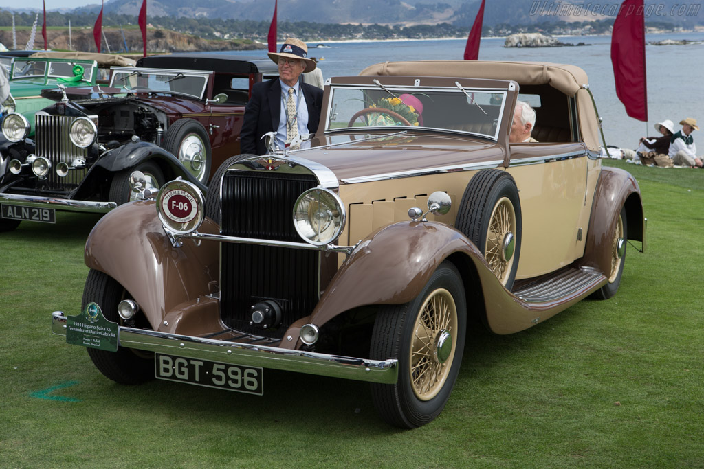 Hispano Suiza J12 Fernandez & Darrin Cabriolet  - Entrant: Robert & Sandra Bahre - 2014 Pebble Beach Concours d'Elegance
