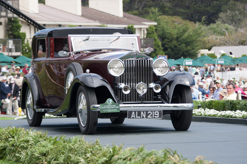 Rolls-Royce 20/25 Fernandez & Darrin Coupe Chauffeur  - Entrant: Peter T. Boyle - 2014 Pebble Beach Concours d'Elegance