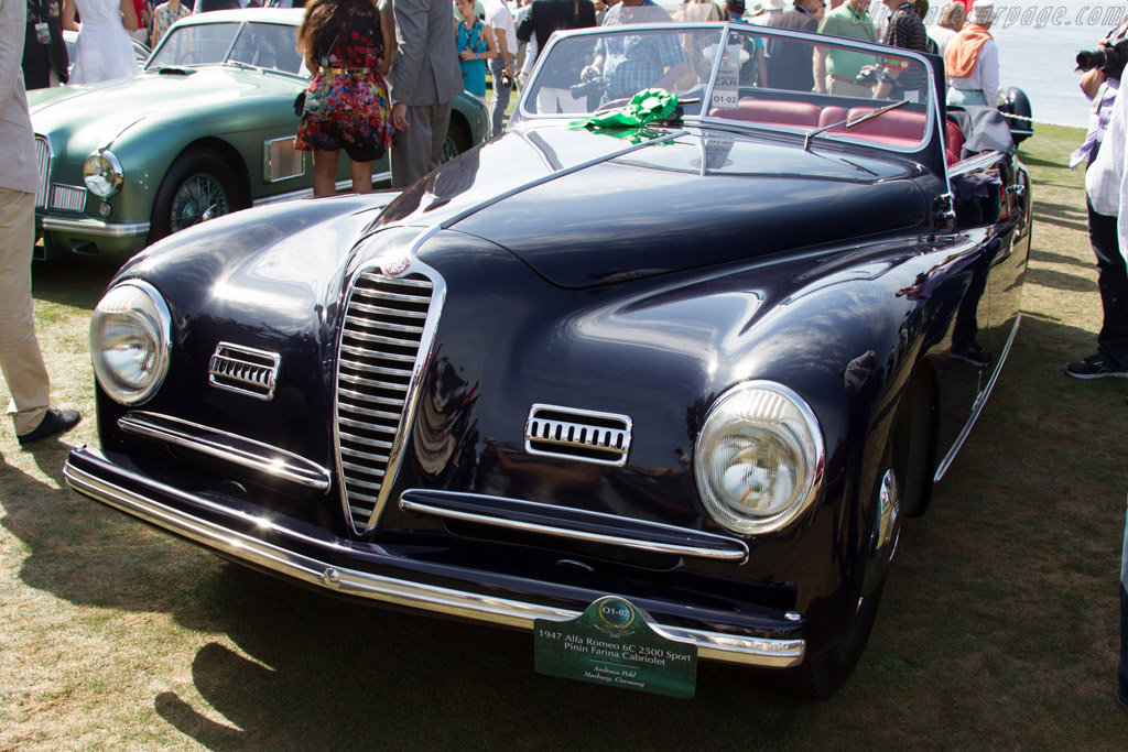 Alfa Romeo 6C 2500 S Pinin Farina Cabriolet - Chassis: 915325 - Entrant: Andreas Pohl - 2015 Pebble Beach Concours d'Elegance