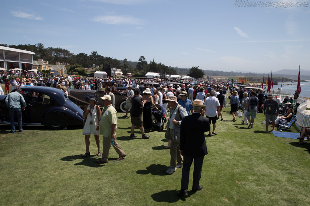 Arriving on the field   - 2015 Pebble Beach Concours d'Elegance