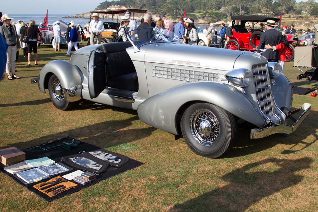 Auburn 851 SC Speedster - Chassis: 33151E - Entrant: Paul & Cheryl Petrovich - 2015 Pebble Beach Concours d'Elegance