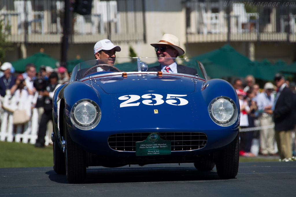 Ferrari 500 Mondial Pinin Farina Spyder - Chassis: 0438MD - Entrant: Thomas R. Peck - 2015 Pebble Beach Concours d'Elegance