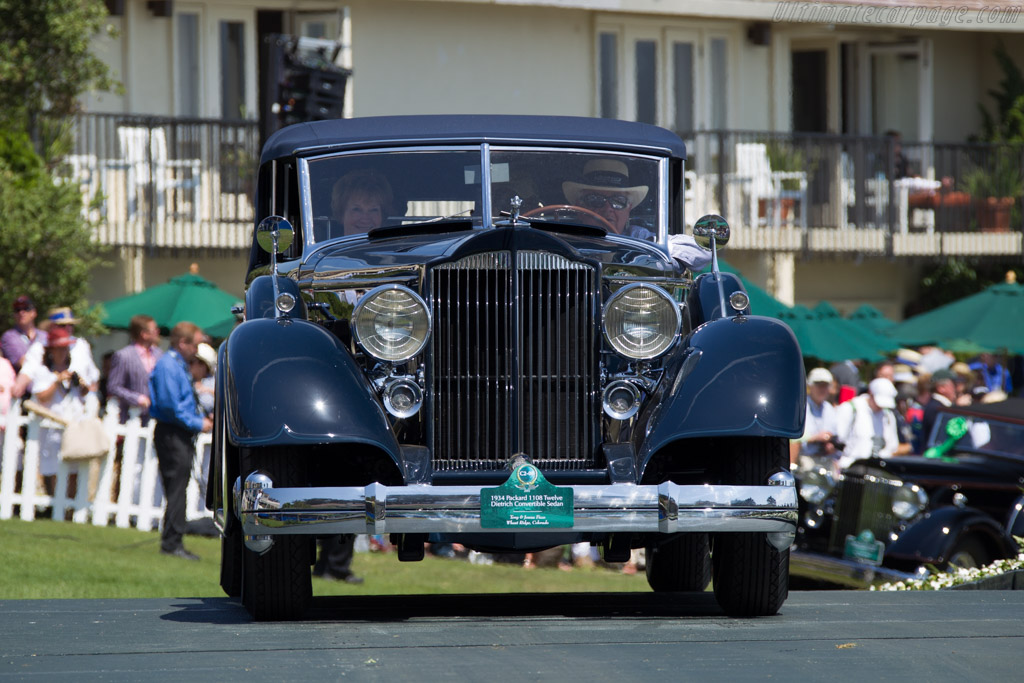 Packard 1108 Twelve Dietrich Convertible Sedan  - Entrant: Tony & Jonna Ficco - 2015 Pebble Beach Concours d'Elegance