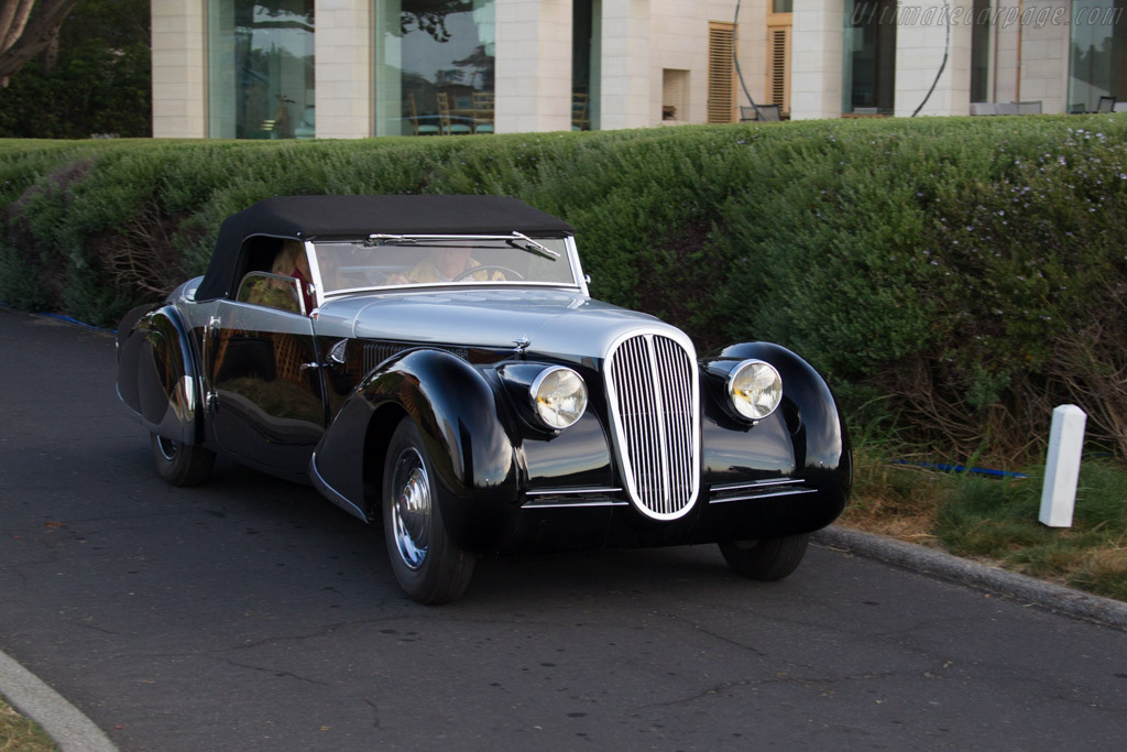 Peugeot 402 Pourtout Cabriolet - Chassis: 797280 - Entrant: Abigail & Louis Natenshon - 2015 Pebble Beach Concours d'Elegance