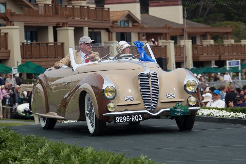 Delahaye 135 M Faget-Vernet Cabriolet - Chassis: 800745 - Entrant: Teresa & David Disiere - 2016 Pebble Beach Concours d'Elegance