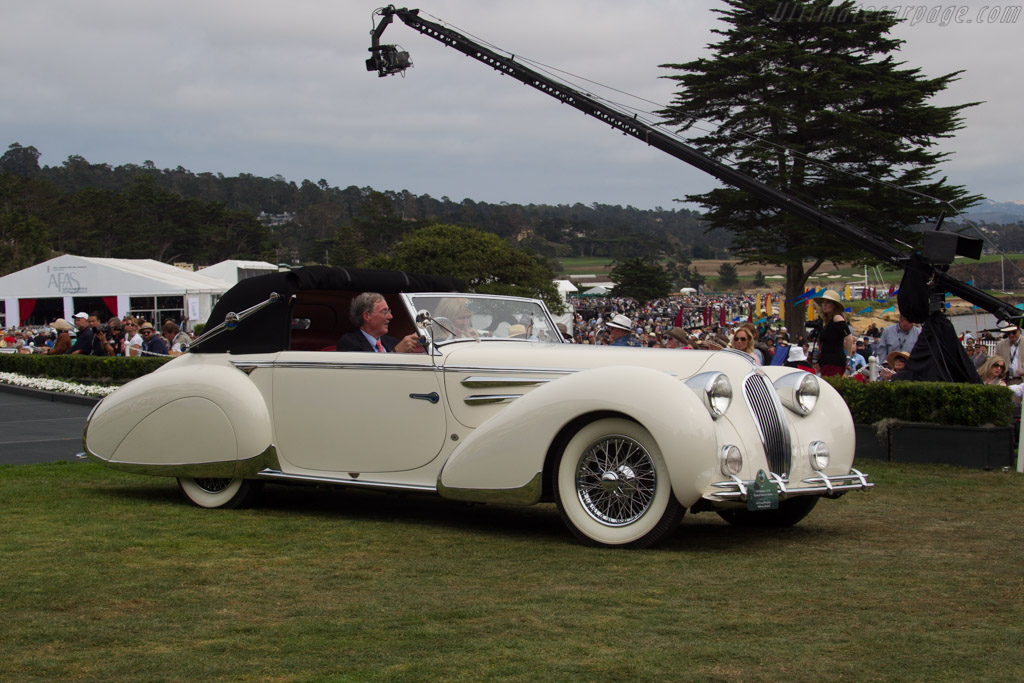 Delahaye 135 M Figoni & Falaschi Cabriolet - Chassis: 800998 - Entrant: Ed & Caroll Windfelder - 2016 Pebble Beach Concours d'Elegance
