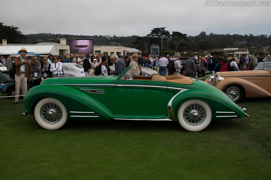 Delahaye 135 MS Chapron Vedette Cabriolet  - Entrant: Jim Hull - 2016 Pebble Beach Concours d'Elegance