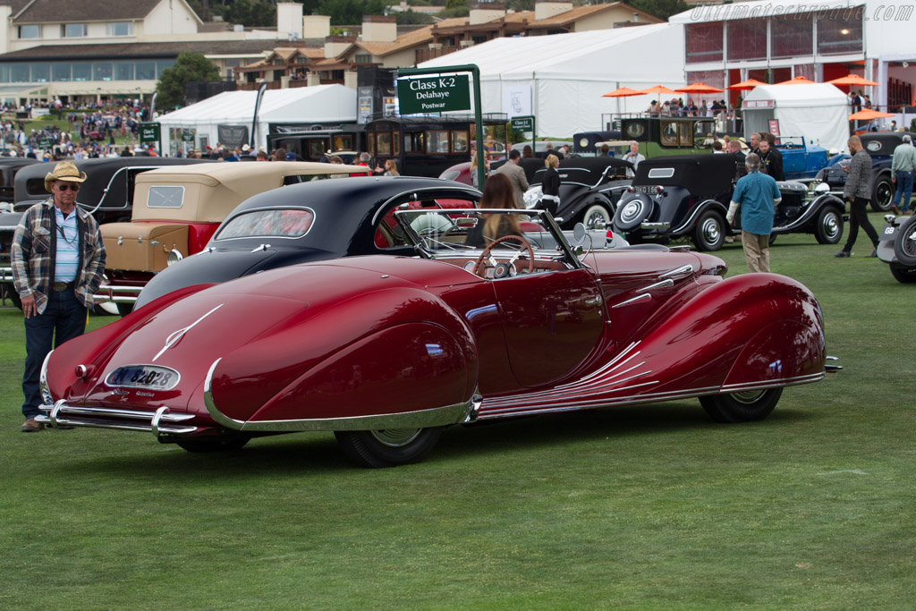 Delahaye 135 MS Figoni & Falaschi Narval Cabriolet - Chassis: 800580 - Entrant: Roger Willbanks - 2016 Pebble Beach Concours d'Elegance