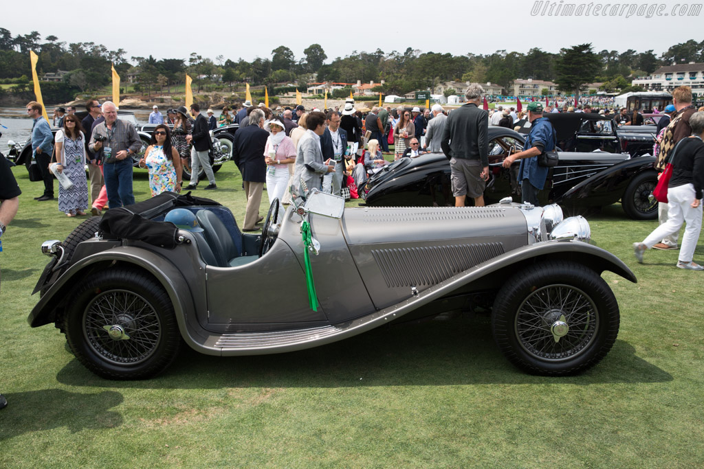 Jaguar SS100 Roadster - Chassis: 39033 - Entrant: Neil Utley - 2016 Pebble Beach Concours d'Elegance