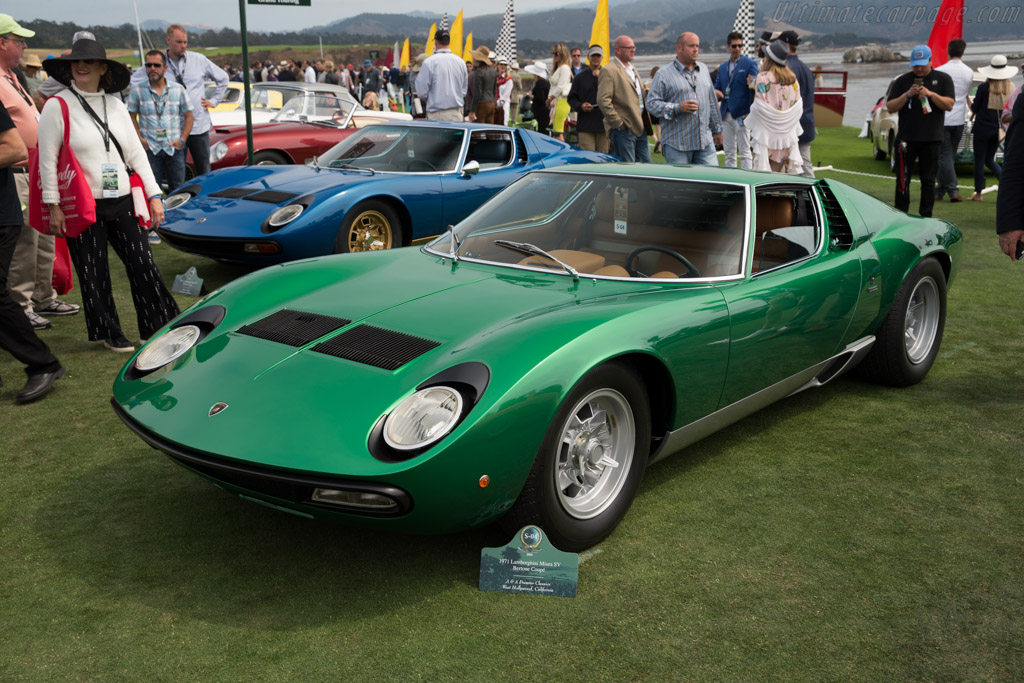 Lamborghini Miura SV Bertone Coupé - Chassis: 4846 - Entrant: A&APremier Classics - 2016 Pebble Beach Concours d'Elegance