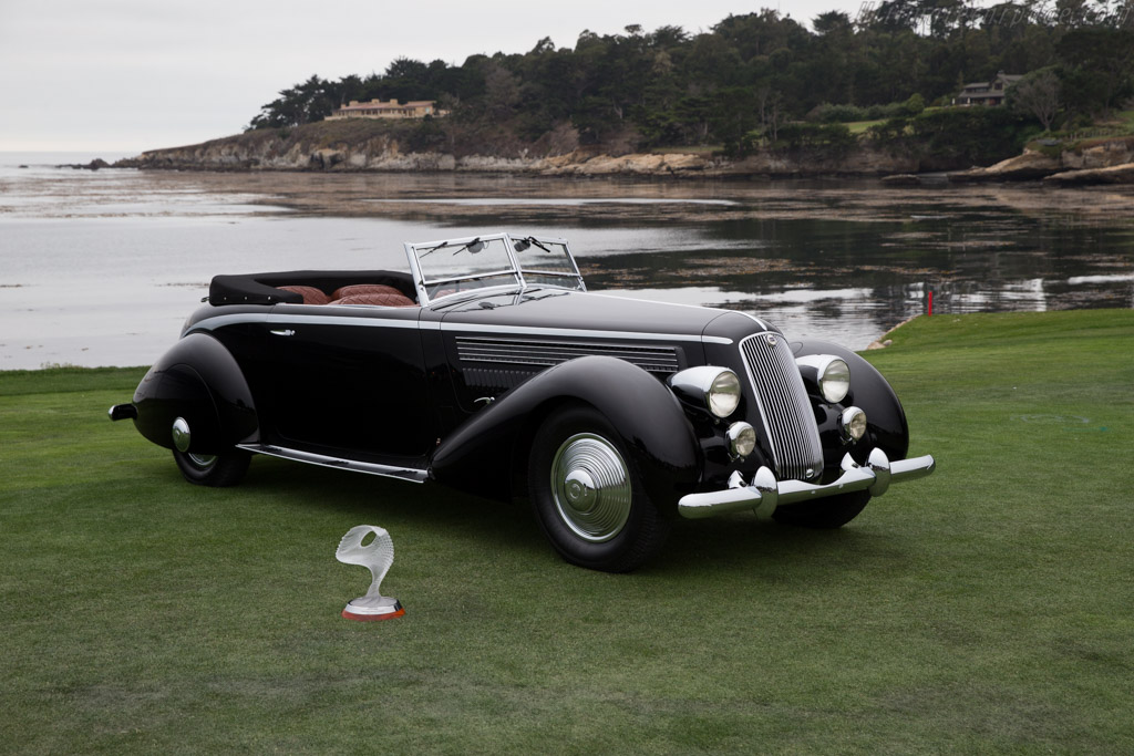 Lancia Astura Pinin Farina Cabriolet - Chassis: 33-3277 - Entrant: Richard Mattei - 2016 Pebble Beach Concours d'Elegance