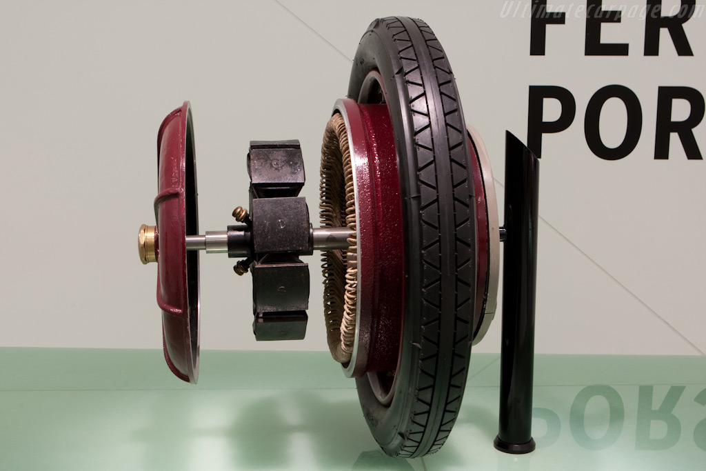Lohner-Porsche wheel   - Porsche Museum Visit