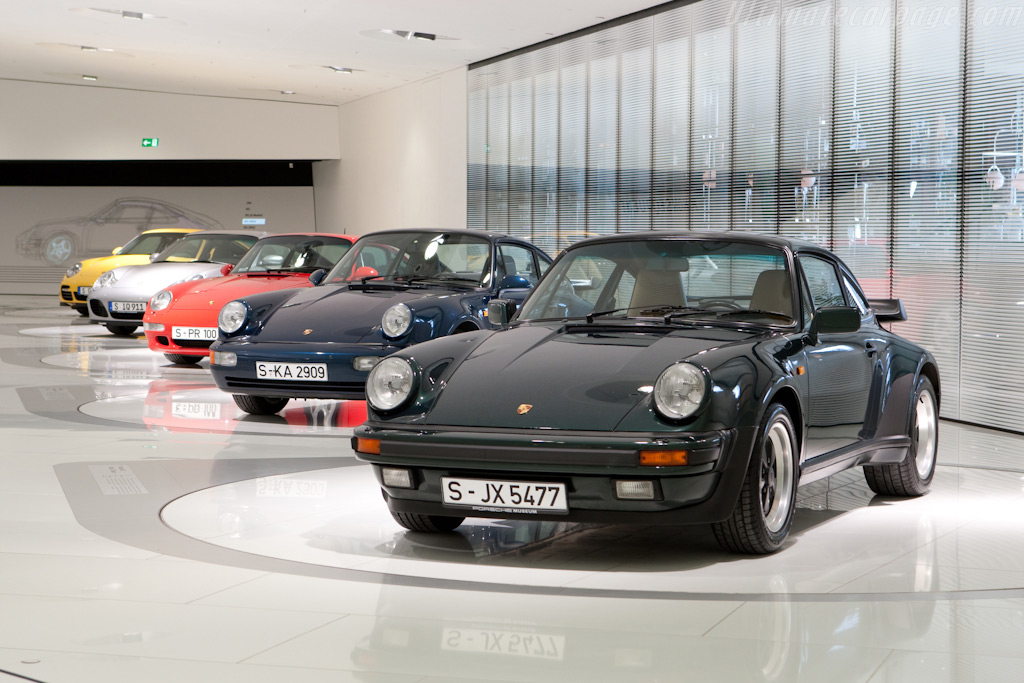 Porsche 911 Turbos   - Porsche Museum Visit