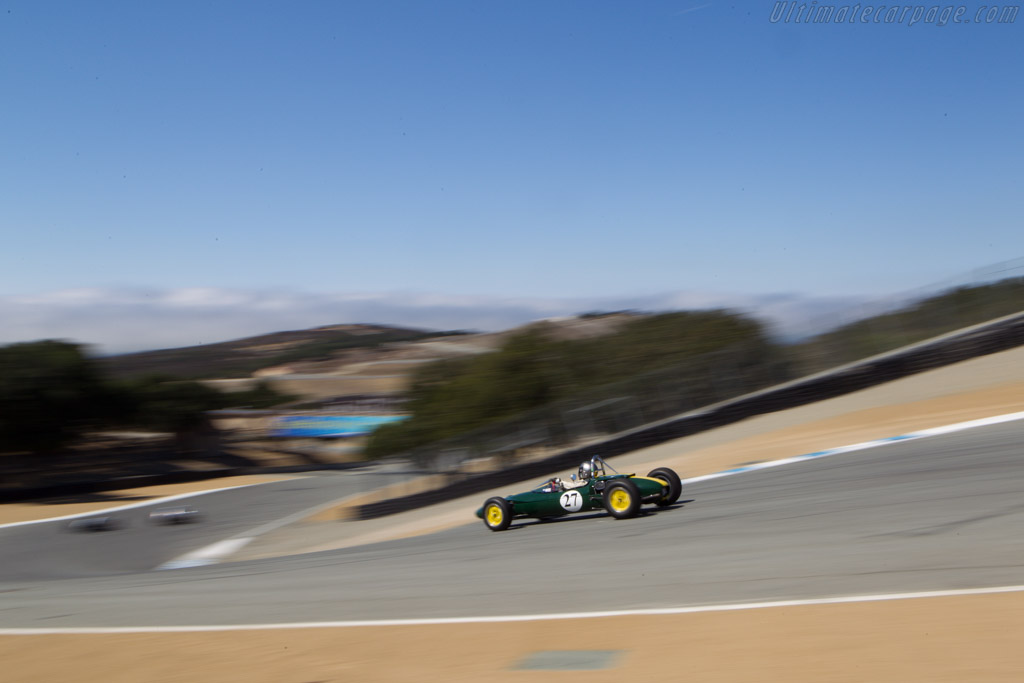 Lotus 27 - Chassis: 27/JM/22 - Driver: Chris Locke - 2013 Monterey Motorsports Reunion