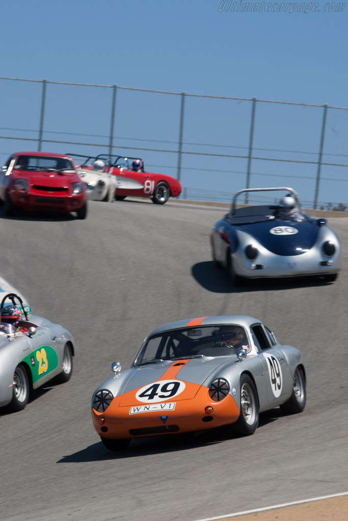 Porsche 356 GTL Abarth - Chassis: 1016 - Driver: Ranson Webster - 2013 Monterey Motorsports Reunion