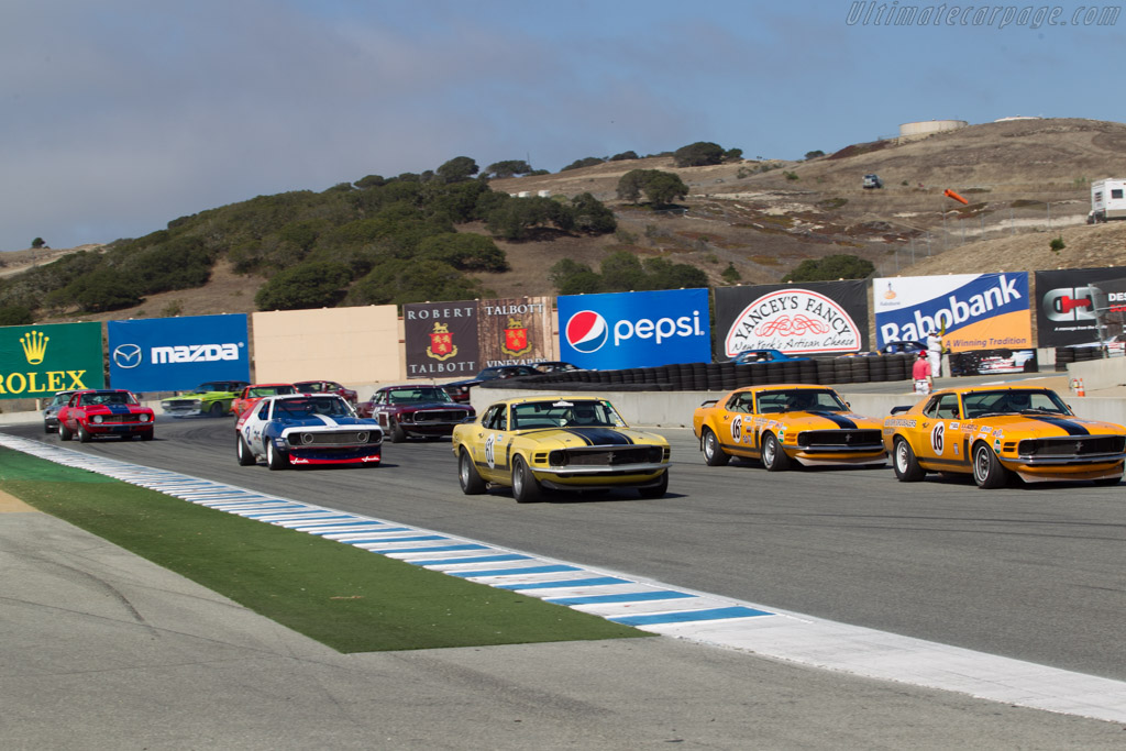Ford Mustang Boss 302 - Chassis: OF026144375 - Driver: Jim Halsey - 2014 Monterey Motorsports Reunion