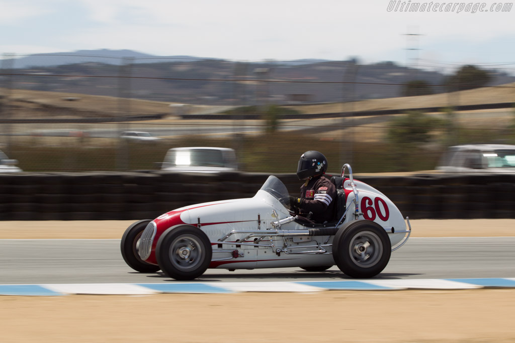 Kurtis Midget - Chassis: F282-48 - Driver: Mark Sange - 2014 Monterey Motorsports Reunion