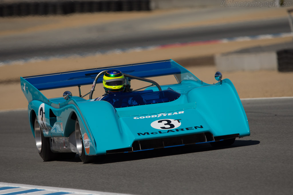McLaren M8FP Chevrolet - Chassis: 9-72 - Driver: Jim Stengel - 2014 Monterey Motorsports Reunion