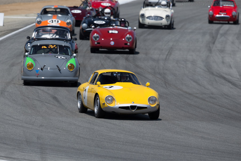 Alfa Romeo TZ - Chassis: AR10511 750008 - Entrant: Larry Auriana - Driver: Joe Colasacco - 2015 Monterey Motorsports Reunion