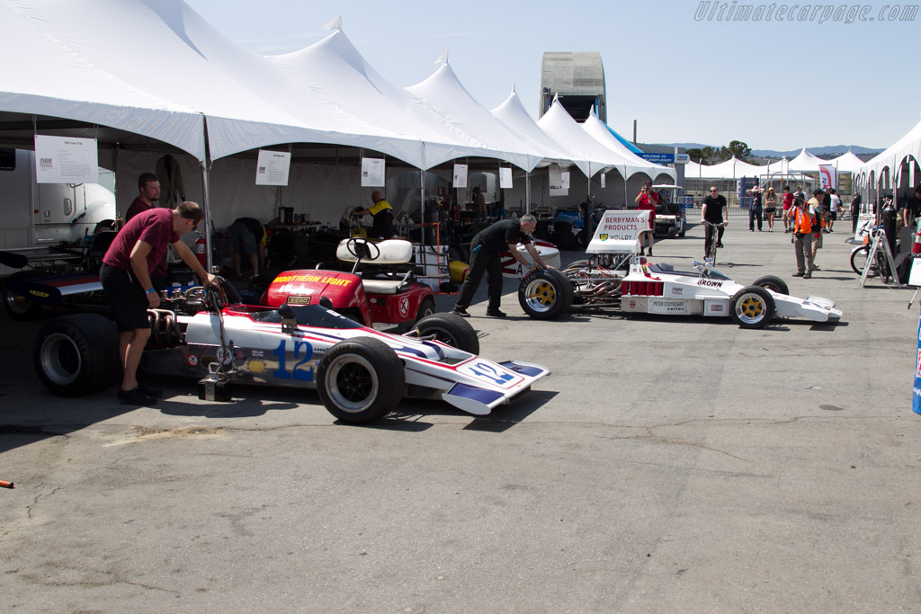 F5000 paddock   - 2015 Monterey Motorsports Reunion