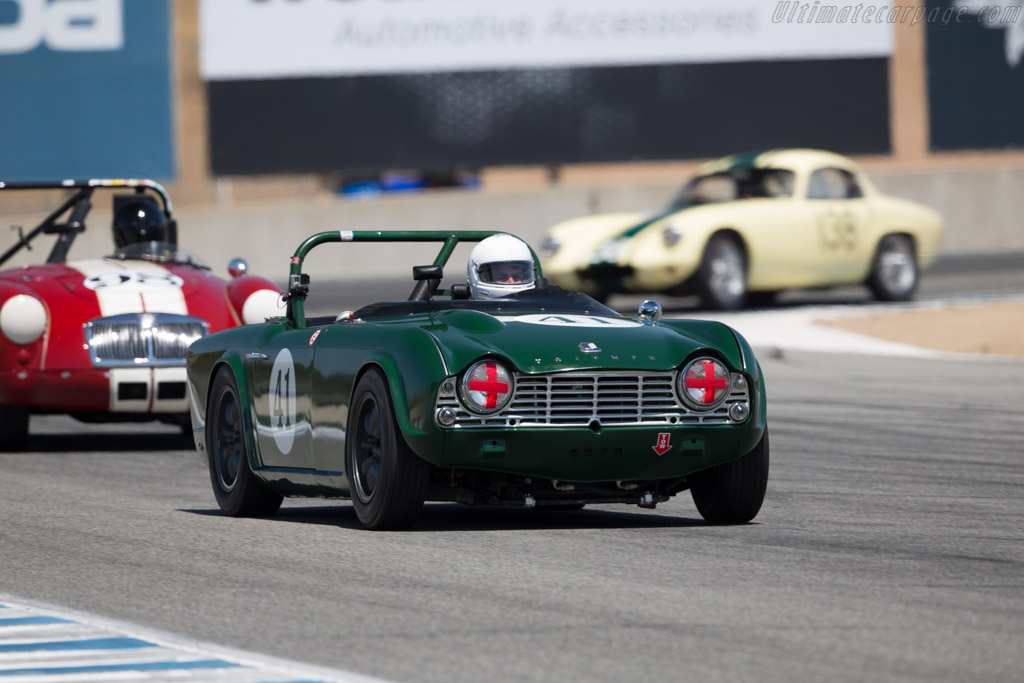 Triumph TR4  - Driver: Jon Gannaway - 2016 Monterey Motorsports Reunion