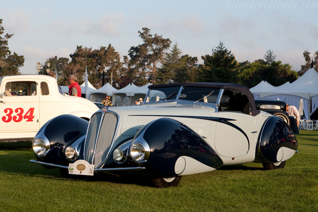 Delahaye 135 M Figoni & Falaschi Cabriolet - Chassis: 49150 - Entrant: Peter & Merle Mullin - 2009 The Quail, a Motorsports Gathering