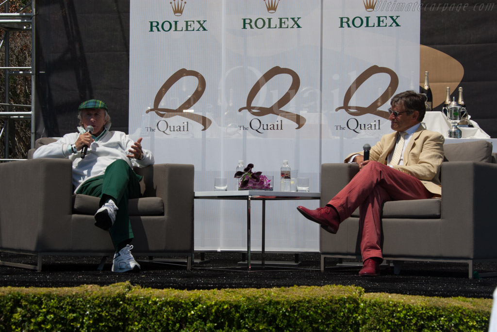 Sir Jackie Stewart and Alain de Cadenet   - 2014 The Quail, a Motorsports Gathering
