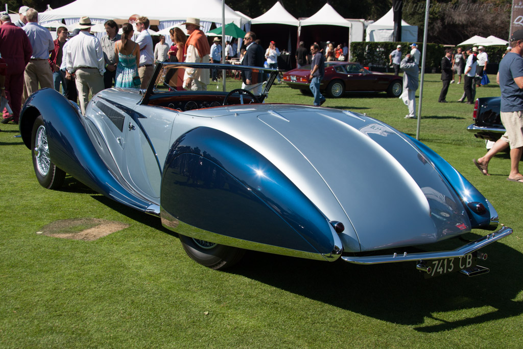 Talbot Lago T150C SS Figoni & Falaschi Roadster - Chassis: 90115 - Entrant: Gwen & Tom Price - 2014 The Quail, a Motorsports Gathering
