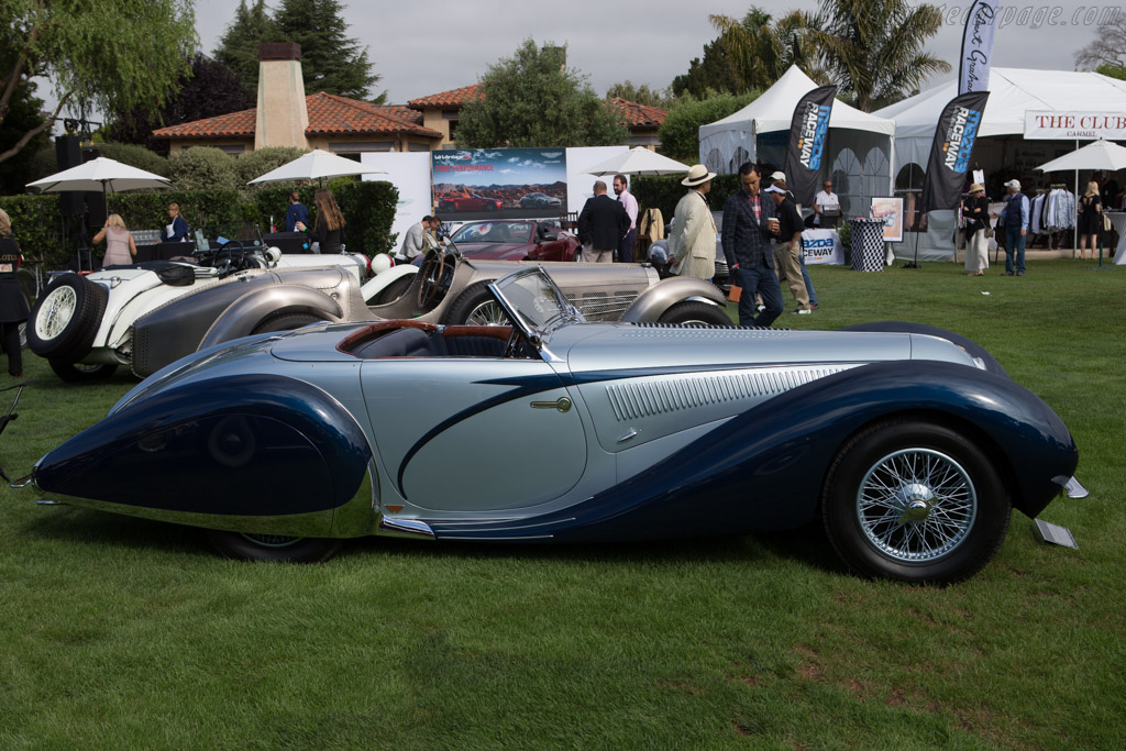 Talbot Lago T150C SS Figoni & Falaschi Roadster - Chassis: 90115 - Entrant: Gwen & Tom Price - 2014 The Quail, a Motorsports Gathering