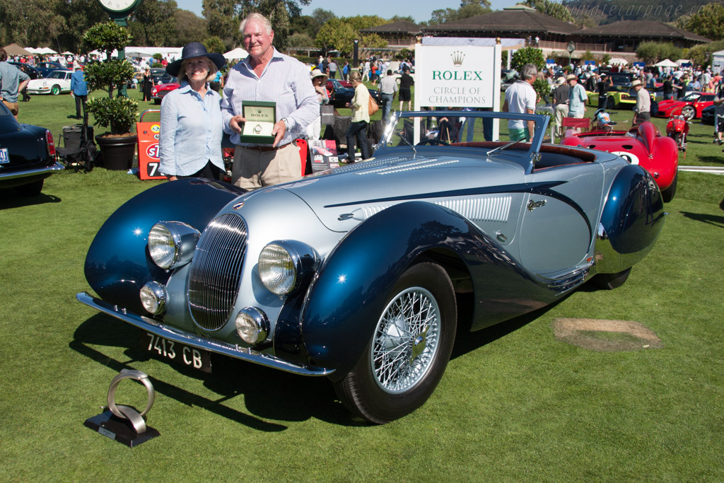 Talbot Lago T150C SS Figoni & Falaschi Roadster - Chassis: 90115 - Entrant: Gwen & Tom Price - 2014 The Quail, a Motorsports Gathering