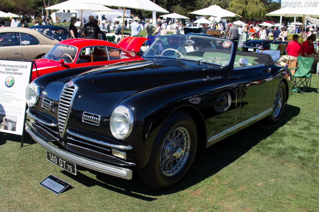 Alfa Romeo 6C 2500 SS Pinin Farina Cabriolet - Chassis: 915788 - Entrant: Peter Goodwin - 2015 The Quail, a Motorsports Gathering