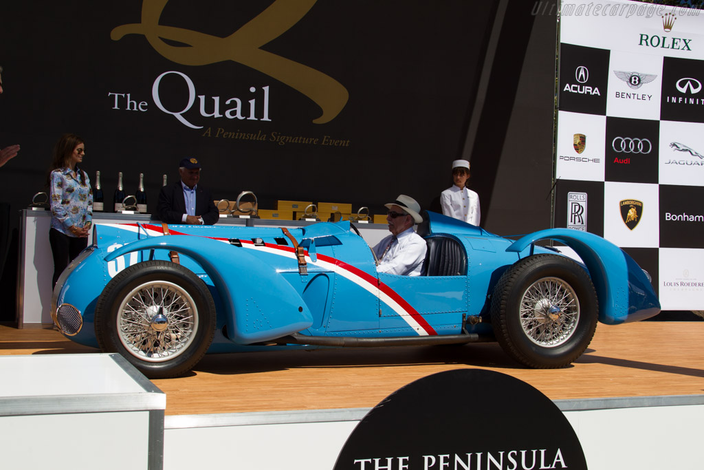 Delahaye 145 V12 - Chassis: 48771 - Entrant: Peter & Merle Mullin - 2015 The Quail, a Motorsports Gathering