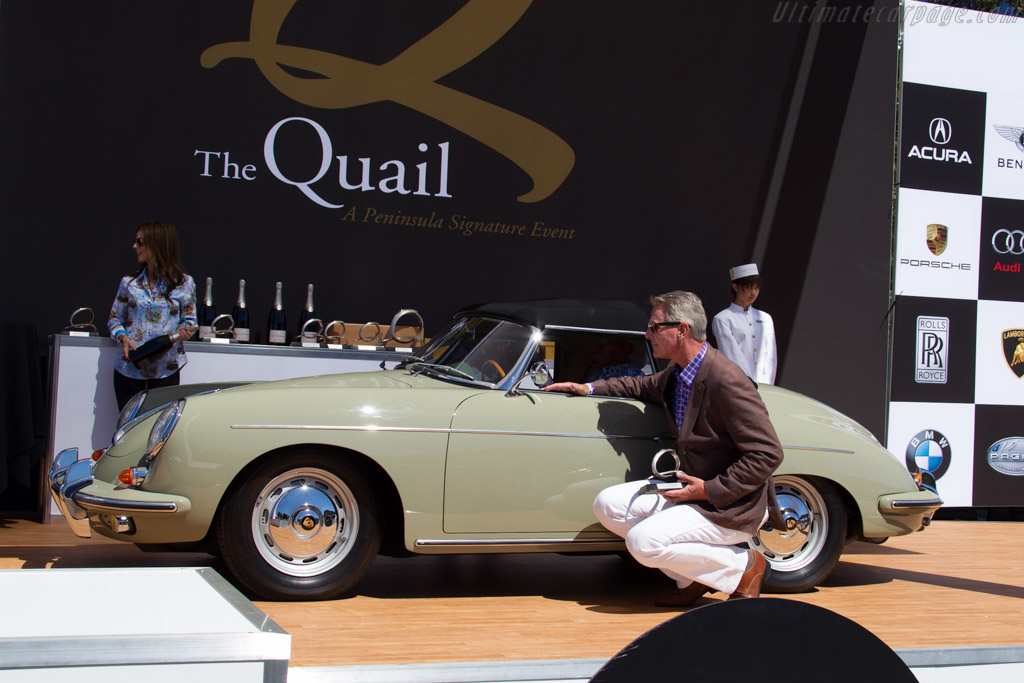 Porsche 356B T-6 Roadster - Chassis: 89627 - Entrant: Chris and Pat Roman - 2015 The Quail, a Motorsports Gathering