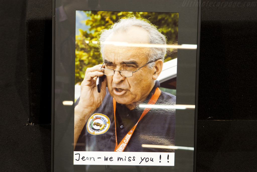 Jean Sage's passing was also noted   - 2010 Retromobile