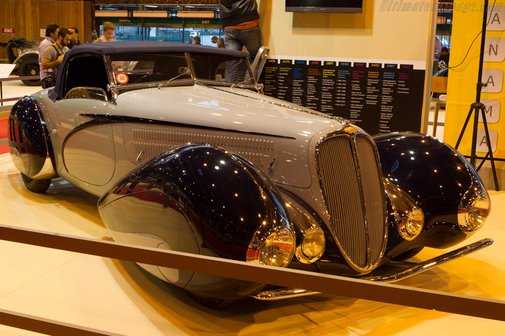 Delahaye 135M Figoni & Falaschi Cabriolet - Chassis: 49150 - Entrant: Peter & Merle Mullin - 2014 Retromobile