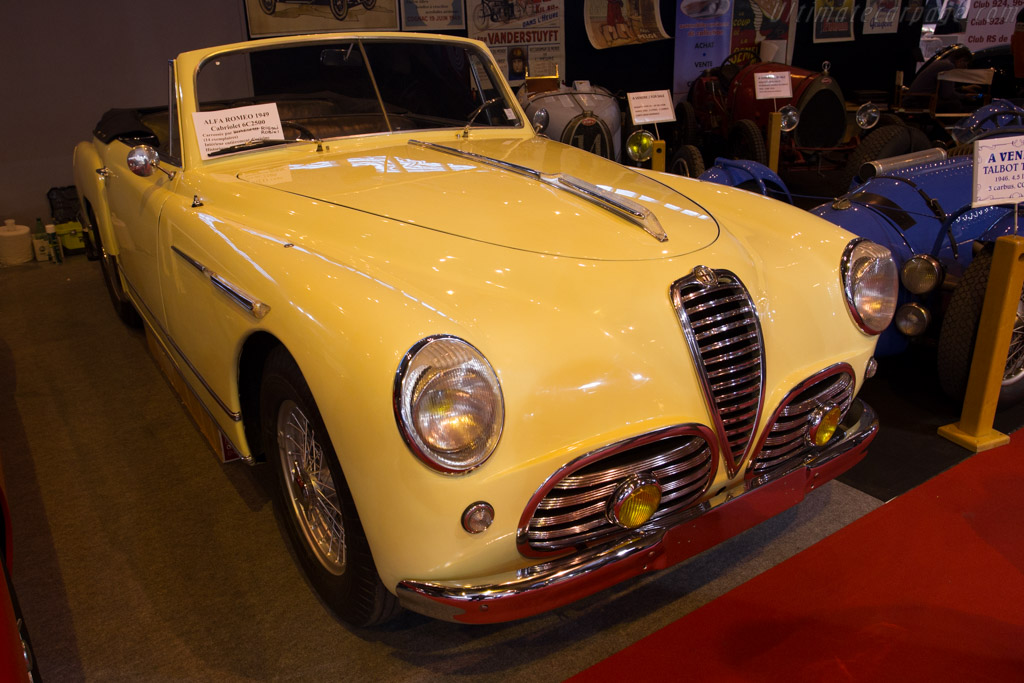Alfa Romeo 6C 2500 Rigoli Robini Cabriolet   - 2015 Retromobile