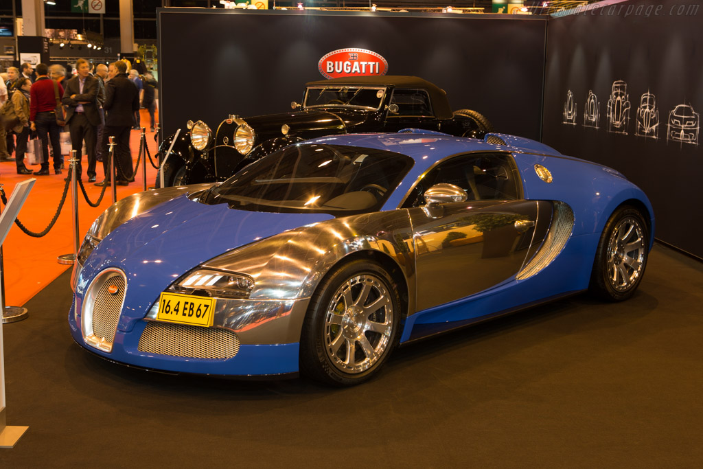 Bugatti 16.4 Veyron Blue Centenaire  - Entrant: Bugatti Automobiles - 2015 Retromobile