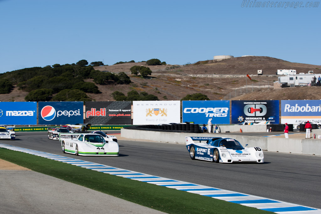 Off they go   - 2010 Monterey Motorsports Reunion