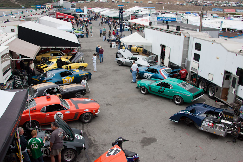 The Trans-Am Paddock   - 2011 Monterey Motorsports Reunion