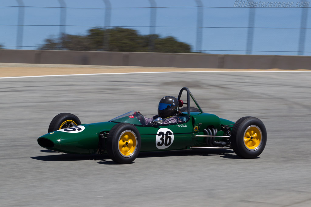 Lotus 27 - Chassis: 27/JM/36 - Driver: Danny Baker - 2013 Monterey Motorsports Reunion