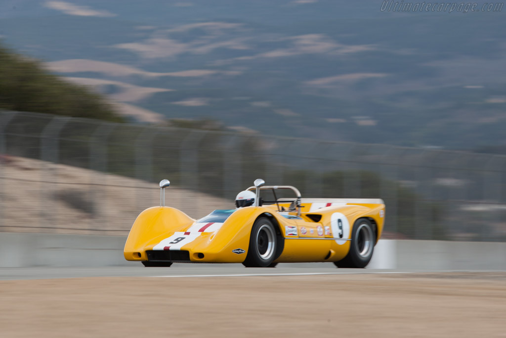 McLaren M6B Chevrolet - Chassis: 50-15 - Entrant: Bob Lee - Driver: Ilya Burkoff - 2013 Monterey Motorsports Reunion